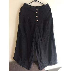 Zara black culottes